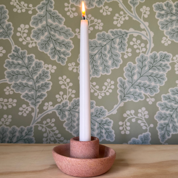 Kenyan Soapstone Taper Candle Holder