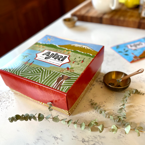 Playful gift box that includes your choice of Kenyan Teas and Kenyan Coffee. Buy premium Kenyan AA Coffee and Kenyan Black Teas. 